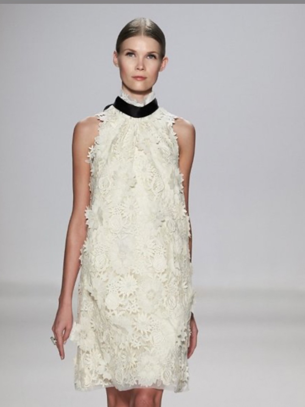 erin fetherston white lace sleeveless dress ribbon fleur sz 2